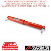 OUTBACK ARMOUR SUSPENSION FRONT TRAIL KIT A FITS TOYOTA LC 79S DUAL CAB V8 12+